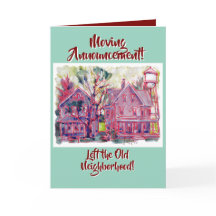 Bewegende Announcement-Grußkarte