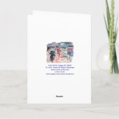 Bewegende Announcement-Grußkarte Karte (Rückseite)