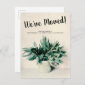 Bewegliche Antriebskraft Mitteilung des Eukalyptus Ankündigungspostkarte (Vorne/Hinten)