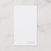 Bewegliche Frisurn-Visitenkarten Visitenkarte (Rückseite)