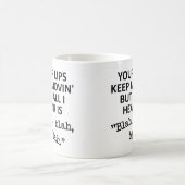Bewegliche Lippen Blah - blah lustige Tasse (Mittel)