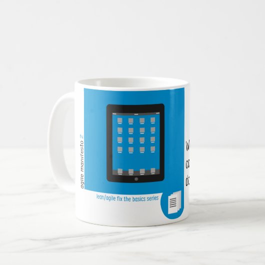 Bewegliche Manifestschale II. Kaffeetasse (Vorderseite Links)