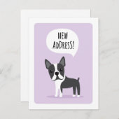 Bewegliche Mitteilung der neuen Adresse Ankündigungspostkarte (Vorne/Hinten)