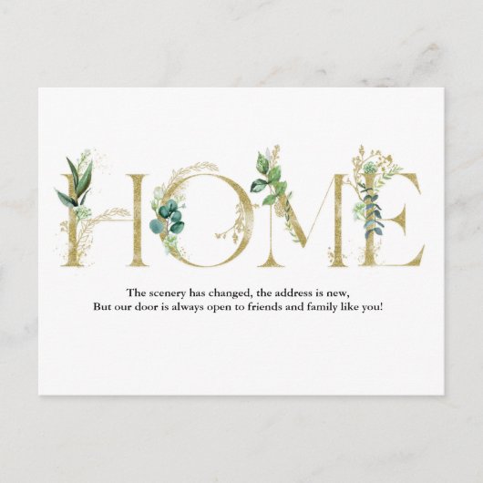 Bewegliche Mitteilung haben wir Postkarte bewegt (Vorderseite)