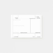 Bewegliche Post-it Klebezettel (Vorderseite)