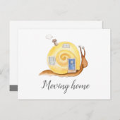 Bewegliche Schneckehausbewegung der vorherigen Ankündigungspostkarte (Vorne/Hinten)