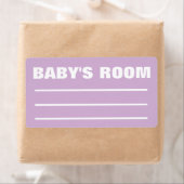 bewegliche Verpackungsetiketten - Babyzimmer (Insitu)