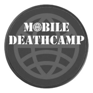 Beweglicher Deathcamp "Kugel" Hockey-Puck Eishockey Puck