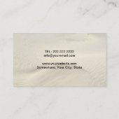 Beweglicher Spray-bräunender Visitenkarte (Rückseite)