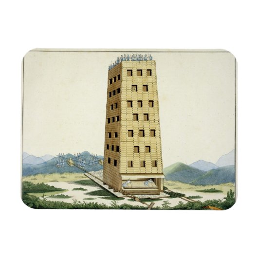 Beweglicher Turm, nach Caesars Turm bei N Magnet (Horizontal)