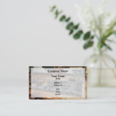 Beweglicher Typ Visitenkarte (Stehend Vorderseite)