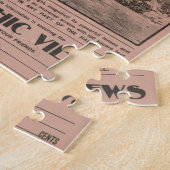 Bewegliches Bild-Ausstellungs-Vintages Puzzle (Seite)