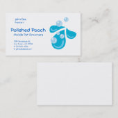 Bewegliches Haustier Groomer_Polished Hündchen Visitenkarte (Vorne/Hinten)