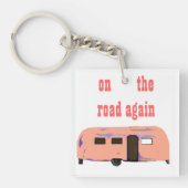 Bewegliches Zuhause auf der Straße AgainKey Kette Schlüsselanhänger (Vorderseite)