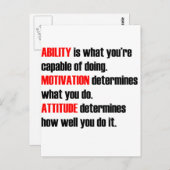 Beweglichkeit Postkarte (Vorne/Hinten)