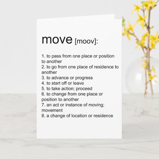 bewegt definiert karte (Gelbe Blume)