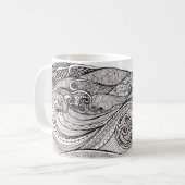 Bewegt Kaffee-Tasse wellenartig Kaffeetasse (Vorderseite Links)