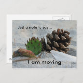 bewegt, nur eine Anmerkung zu ... Ankündigungspostkarte (Vorne/Hinten)