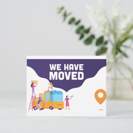 bewegt postkarte (Stehend Vorderseite)