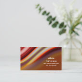 bewegt Visitenkarte wellenartig (Stehend Vorderseite)