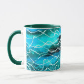 "Bewegt" Wecker-Tasse wellenartig Tasse (Links)