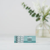 Bewegte 03 mini visitenkarte (Stehend Vorderseite)