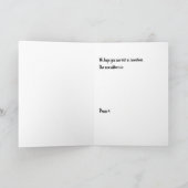 Bewegte Karte mit Schmetterling und Blume (Innenseite)