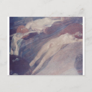 Bewegte Wasser von Gustav Klimt Postkarte