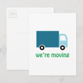 bewegten sich ankündigungspostkarte (Vorne/Hinten)