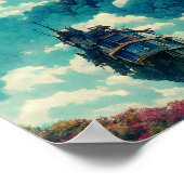 bewegtes Schloss Poster (Ecke)