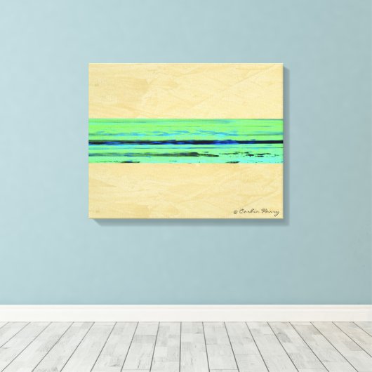 Bewegung 001 leinwanddruck (Insitu (Holzboden))