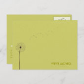 Bewegung Ankündigungspostkarte (Vorne/Hinten)