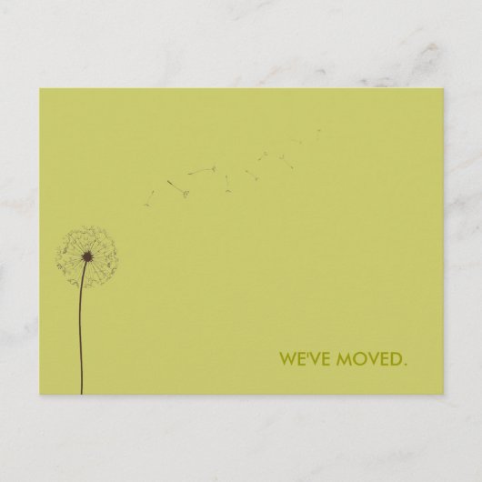 Bewegung Ankündigungspostkarte (Vorderseite)