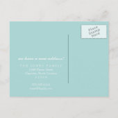 Bewegung Ankündigungspostkarte (Rückseite)