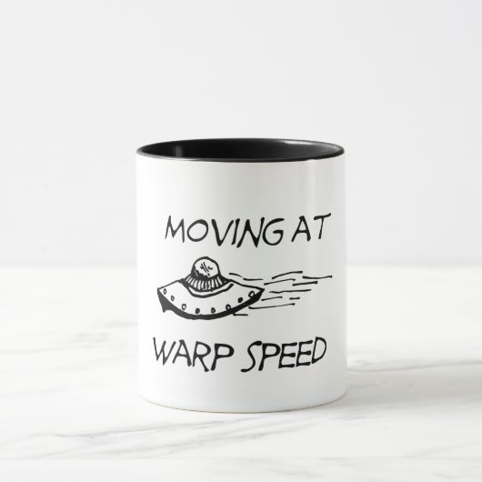 Bewegung bei Warp-Geschwindigkeit Tasse (Zentrum)
