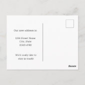 Bewegung der Ankündigung West Virginia Kardinal Bl Postkarte (Rückseite)