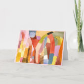 Bewegung der gewölbten Kammern, Paul Klee Karte (Vorderseite)