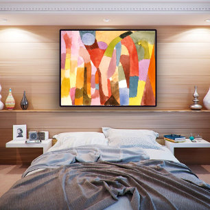 Bewegung der gewölbten Kammern, Paul Klee Poster