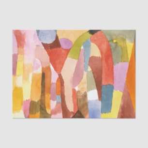 Bewegung der gewölbten Kammern, Paul Klee Seidenpapier