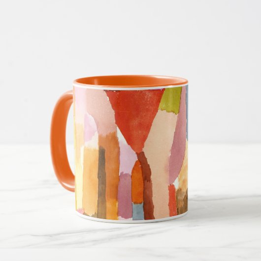 Bewegung der gewölbten Kammern, Paul Klee Tasse (Vorderseite Links)