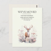 Bewegung des Hirschwaldes Postkarte (Vorne/Hinten)