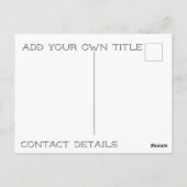 Bewegung des offenen Luftraums Postkarte (Rückseite)