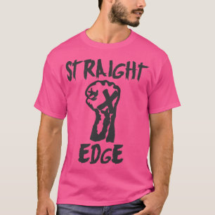 Bewegung des Punk-Rocks an der Straight Edge T-Shirt