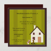 Bewegung Einladung (Vorne/Hinten)