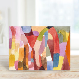 Bewegung gewölbter Kammern | Paul Klee Karte