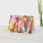 Bewegung gewölbter Kammern | Paul Klee Karte (Vorderseite)