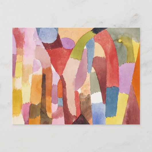 Bewegung gewölbter Kammern | Paul Klee Postkarte (Vorderseite)
