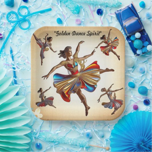 "Bewegung im Blut" Pappteller (Party)