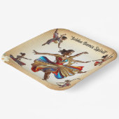 "Bewegung im Blut" Pappteller (Gewinkelt)