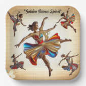 "Bewegung im Blut" Pappteller (Vorderseite)